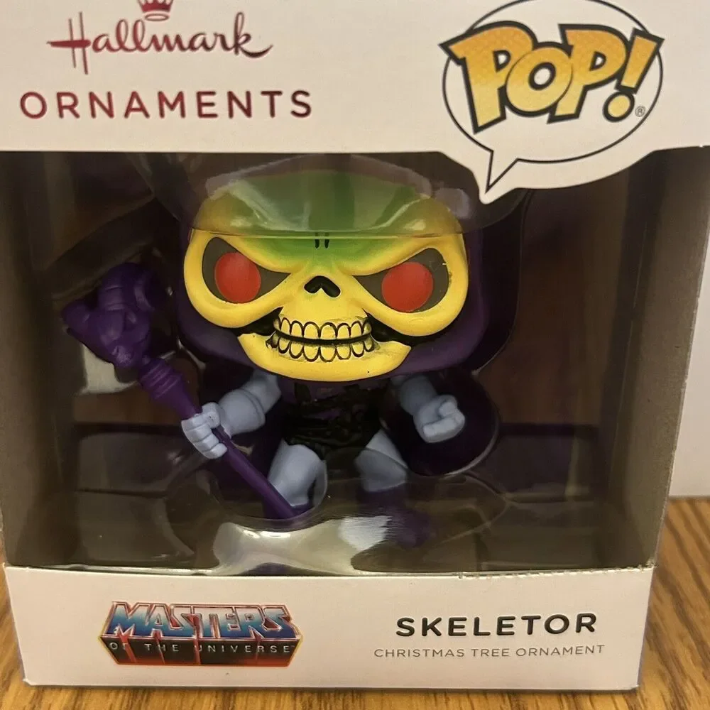 Skeletor Hallmark Ornaments Funko Pop Masters of the Universe Lot of 2